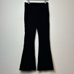 Frame Jeans Women’s 2 Jet Set Flare Black High Rise Classic Casual 70s Wide Leg